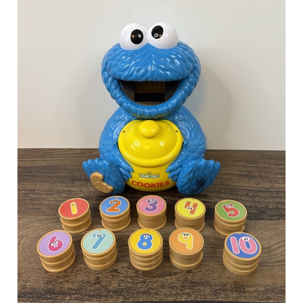 Sesame Street Cookie Monster Cookie's Counting Jar Phrases and Sounds